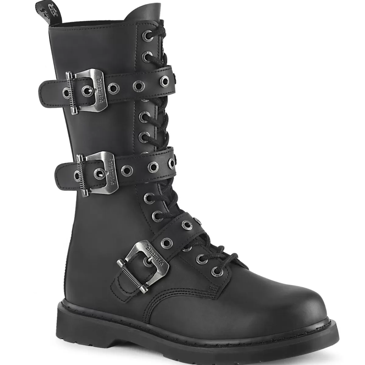 Best Sale Demonia Cult Bolt-330 Black Vegan Leather