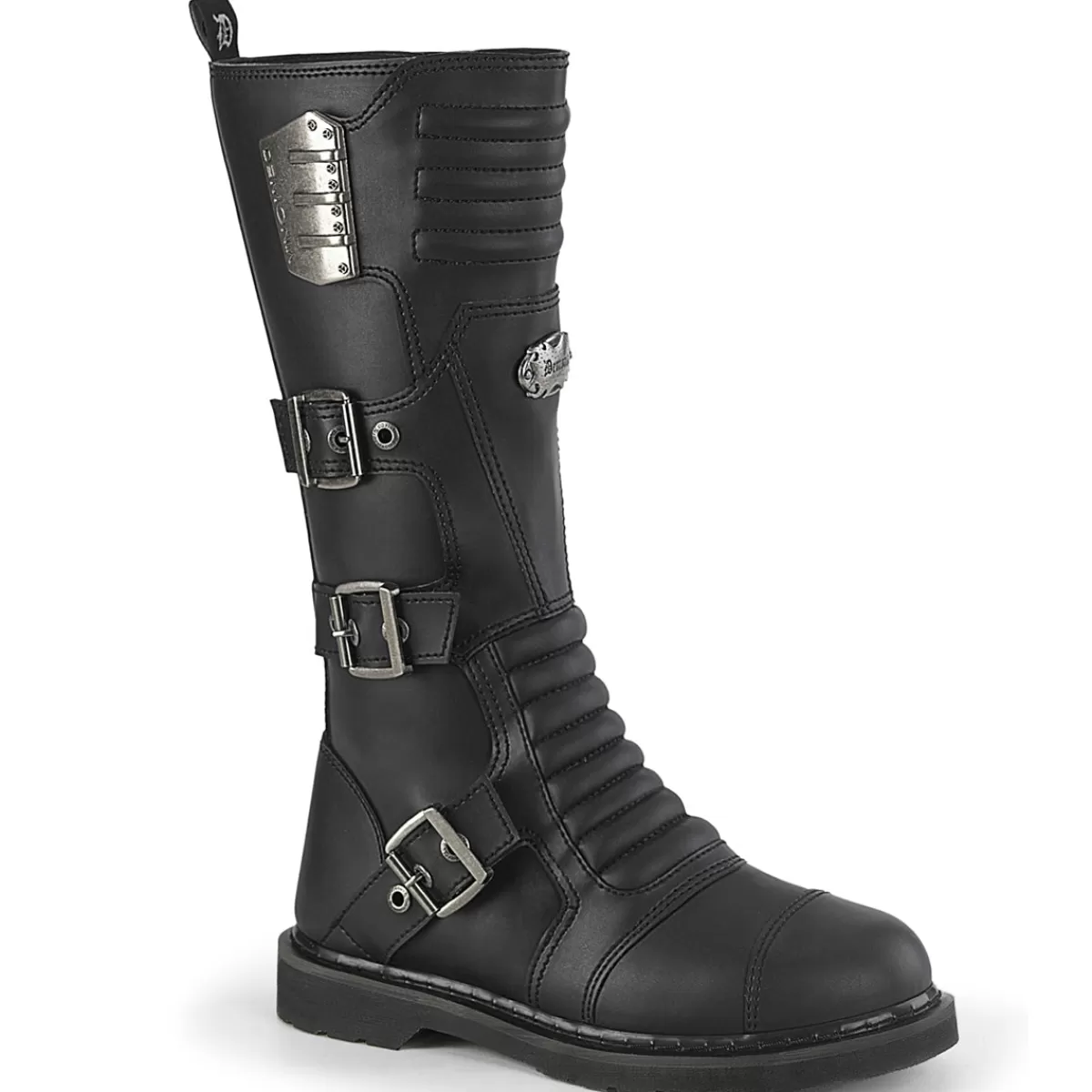 Cheap Demonia Cult Bolt-405 Black Vegan Leather