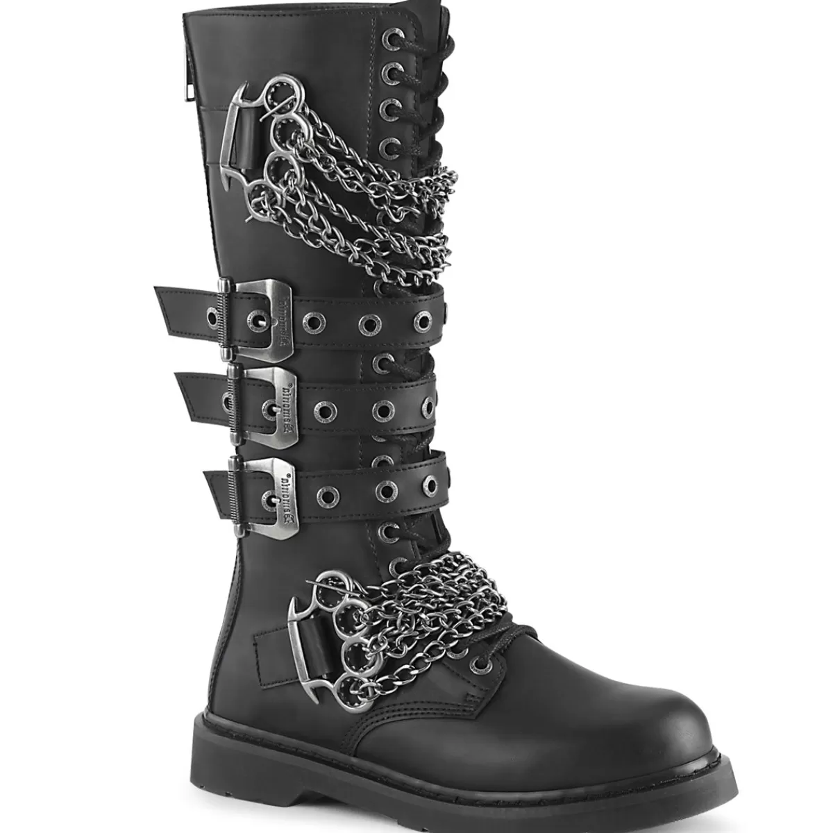 Clearance Demonia Cult Bolt-450 Black Vegan Leather