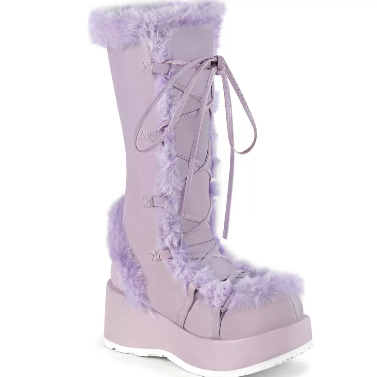 Cheap Demonia Cult Cubby-311 Lavender Vegan Leather