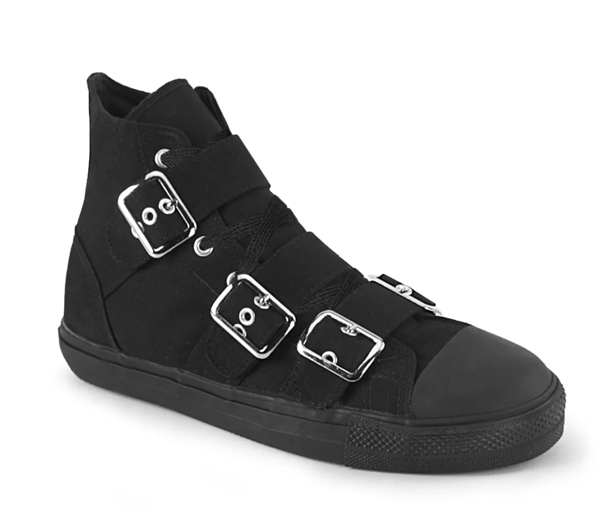 Online Demonia Cult Deviant-109 Black Canvas