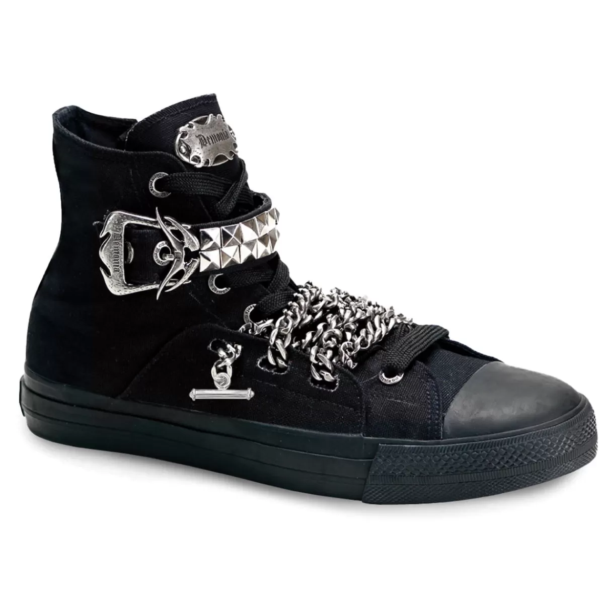 Cheap Demonia Cult Deviant-110 Black Canvas