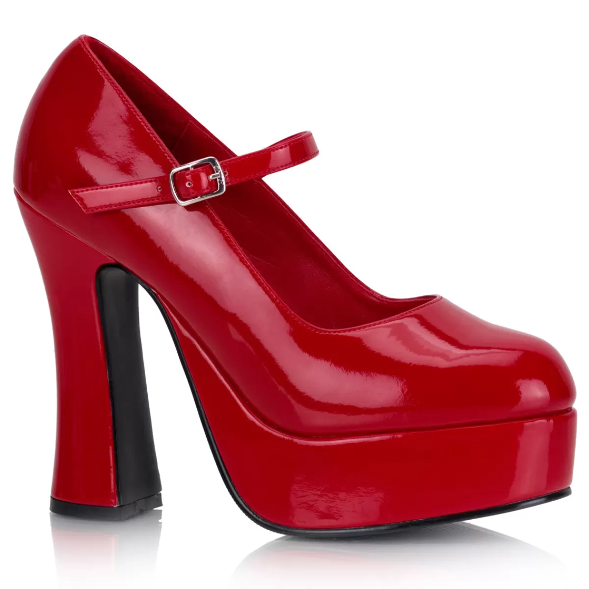 Best Demonia Cult Dolly-50 Red Patent