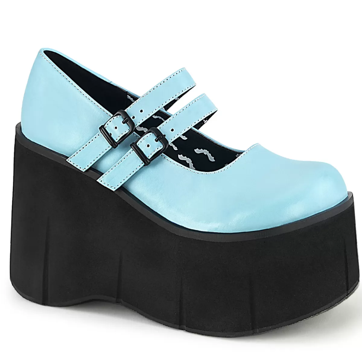 Store Demonia Cult Kera-08 Baby Blue Vegan Leather