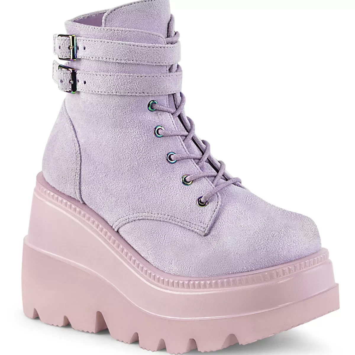 Best Demonia Cult Shaker-52 Lavender Vegan Suede