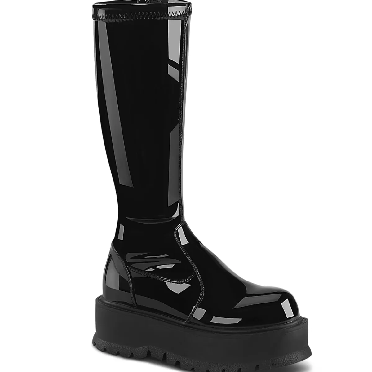 Best Demonia Cult Slacker-200 Black Patent