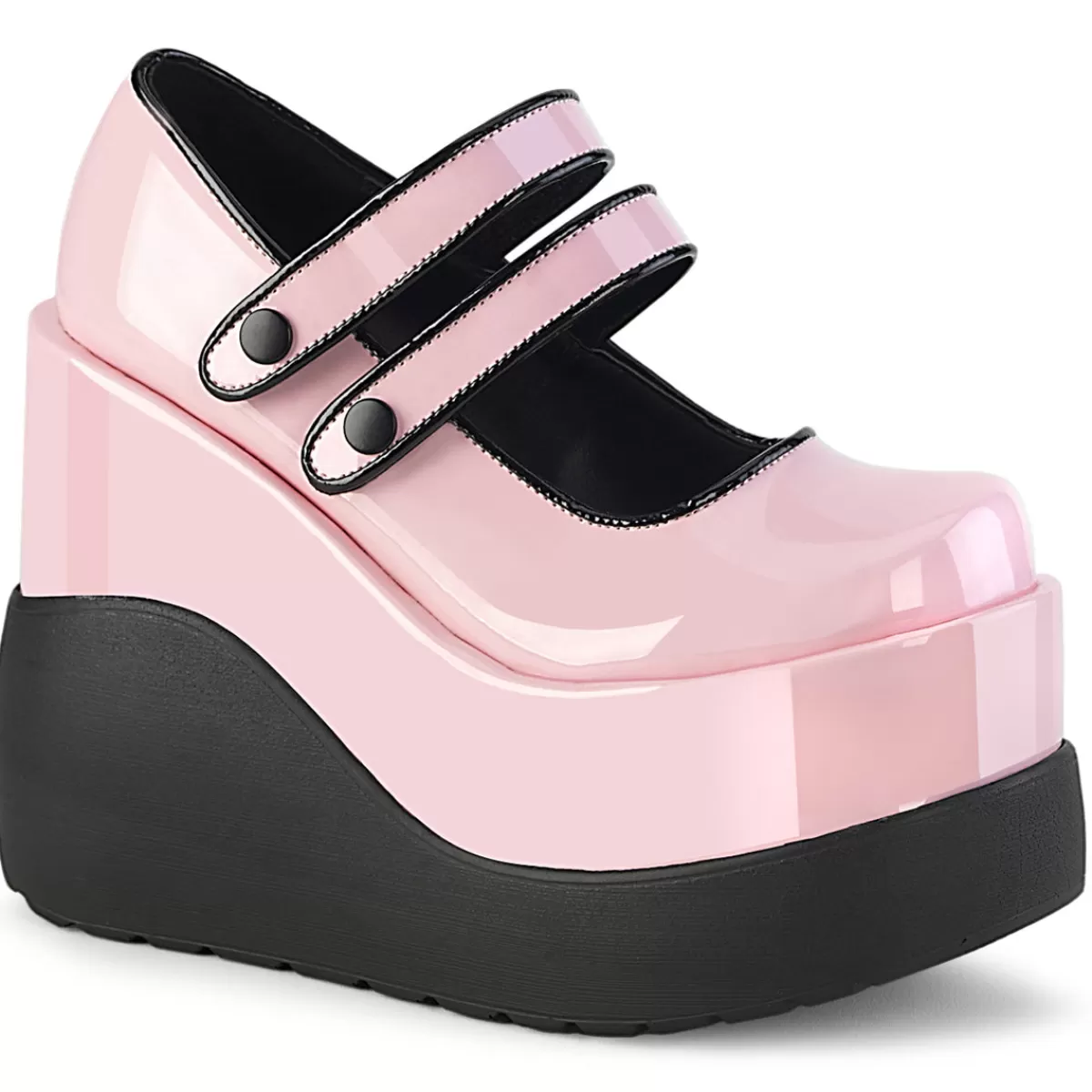 Discount Demonia Cult Void-37 Baby Pink Patent