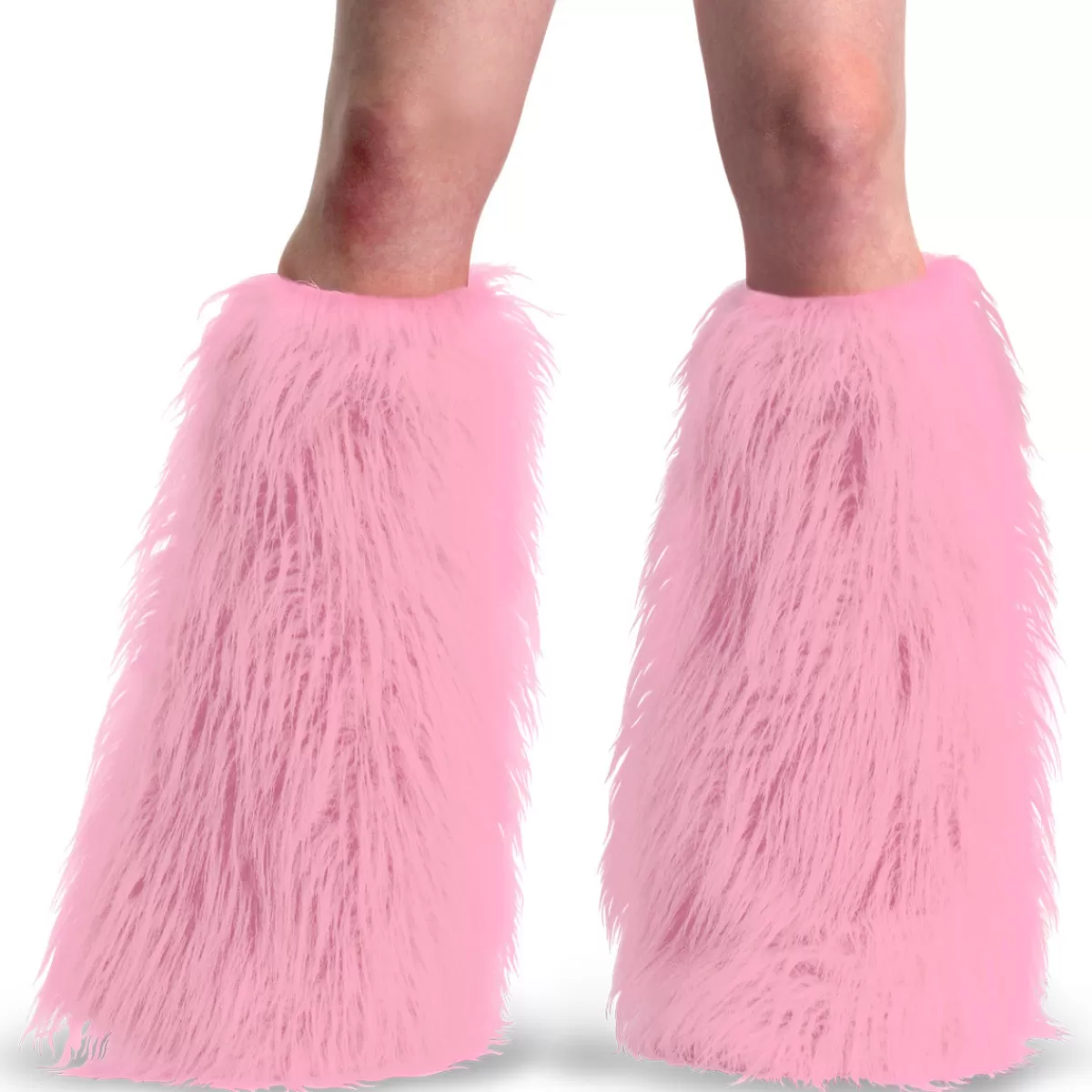 Clearance Demonia Cult Yeti-08 Baby Pink Faux Fur