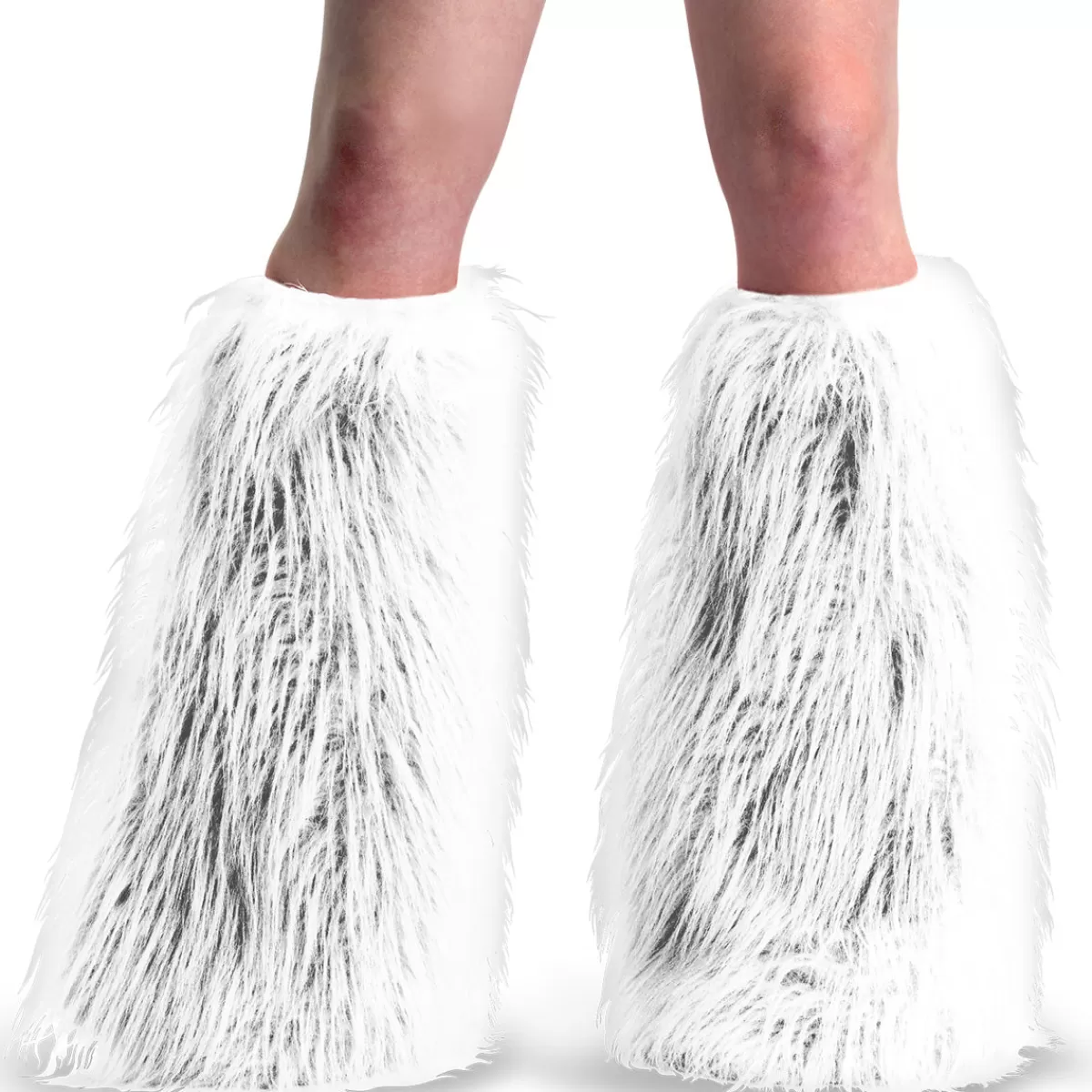 Discount Demonia Cult Yeti-08 White Faux Fur